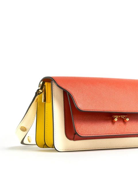 Marni Trunk leather shoulder bag - Neutrals