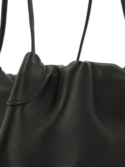 Loro Piana gathered shoulder bag - Black