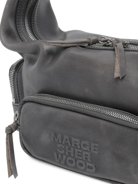 Marge Sherwood leather shoulder bag - Grey