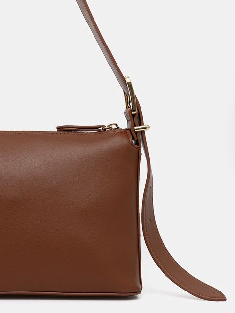 Twinset torebka kolor brązowy 252TB7023