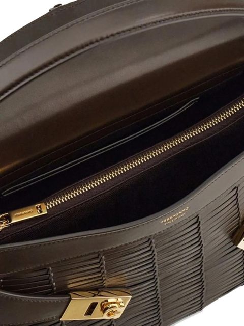 Ferragamo Hug soft medium shoulder bag - Brown