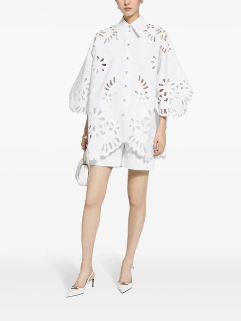Dolce & Gabbana cut-out cotton shirt - White - zdjęcie produktu nr 2
