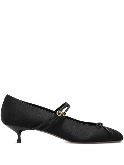 NEOUS 45mm Pha strap bow-detail pumps - Black - zdjęcie produktu nr 1