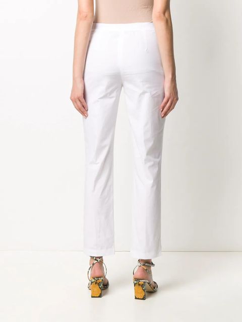 TWINSET slim-fit trousers - White