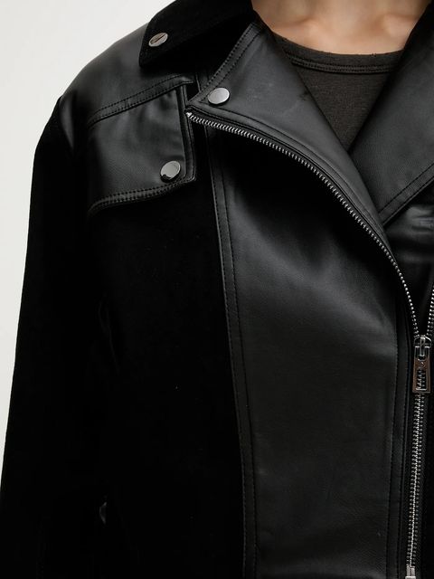 Desigual ramoneska MOTOR kolor czarny przejściowa 25WWEW53