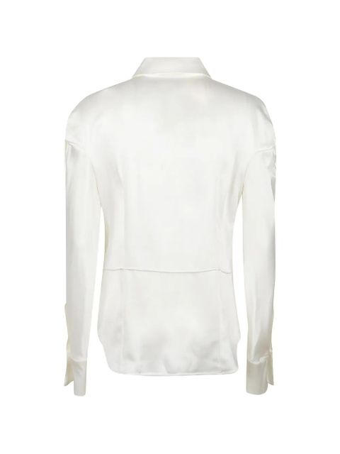 Victoria Beckham satin shirt - White