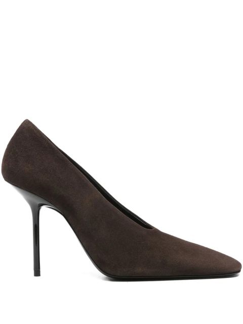 Victoria Beckham 100mm suede pumps - Brown - zdjęcie produktu nr 1