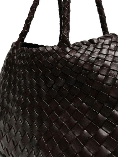 DRAGON DIFFUSION big Santa Croce woven tote bag - Brown - zdjęcie produktu nr 2
