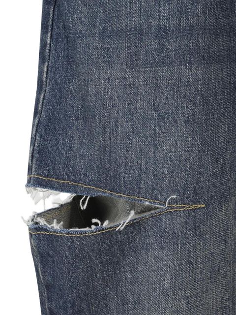 Maison Margiela cut-out jeans - Blue - zdjęcie produktu nr 2