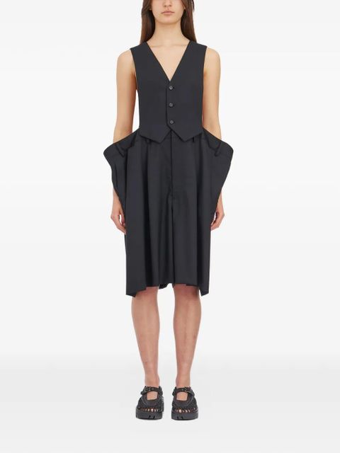 Comme Des Garçons wool playsuit - Black - zdjęcie produktu nr 1