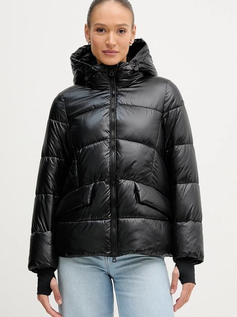 Geox kurtka SERILDA kolor czarny zimowa W5628F T3121