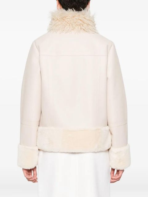 TWINSET trimmed zip-front jacket - Neutrals