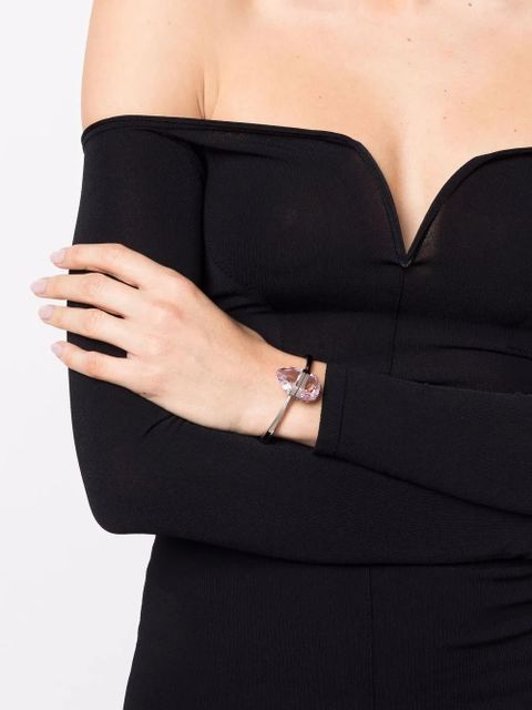 Swarovski Lucent crystal bangle bracelet - Silver - zdjęcie produktu nr 2