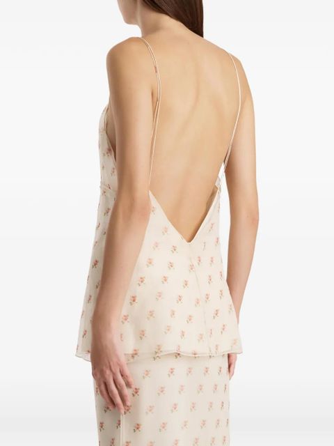 KHAITE patterned top - Pink