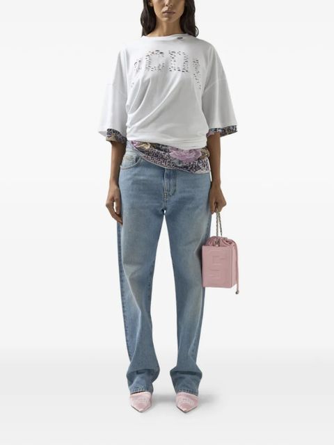 GCDS logo-detail T-shirt - White - zdjęcie produktu nr 2