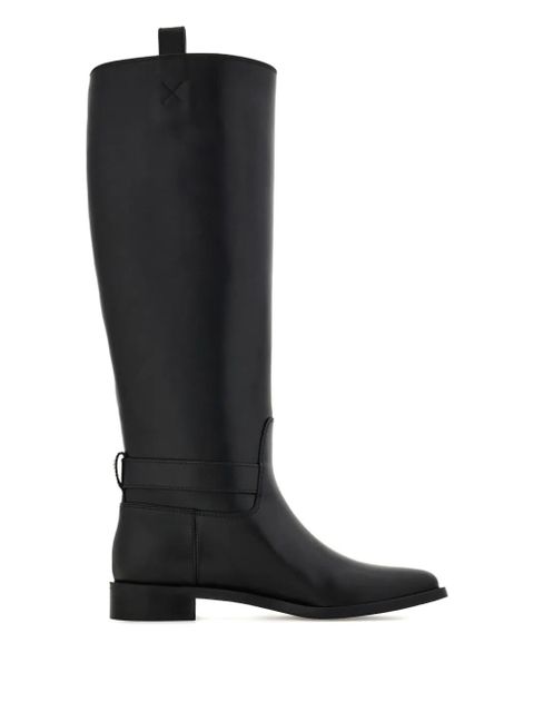 Ferragamo Hug-buckle knee-high boots - Black