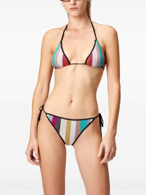 Missoni striped bikini set - Black