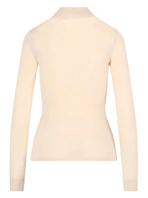 Courrèges logo-patch roll-neck top - Pink - zdjęcie produktu nr 2