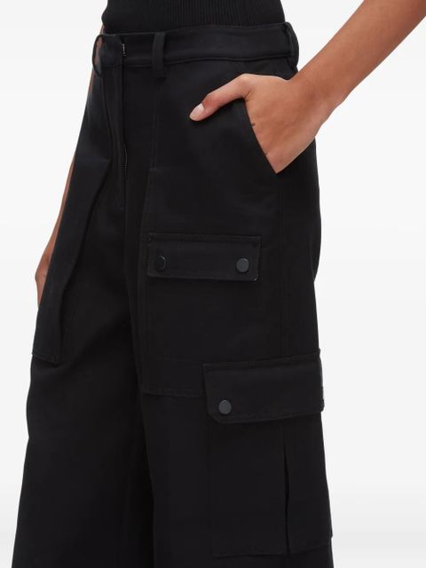3.1 Phillip Lim cuffed-hem cargo trousers - Black