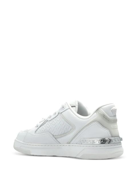 Versace leather sneakers - White