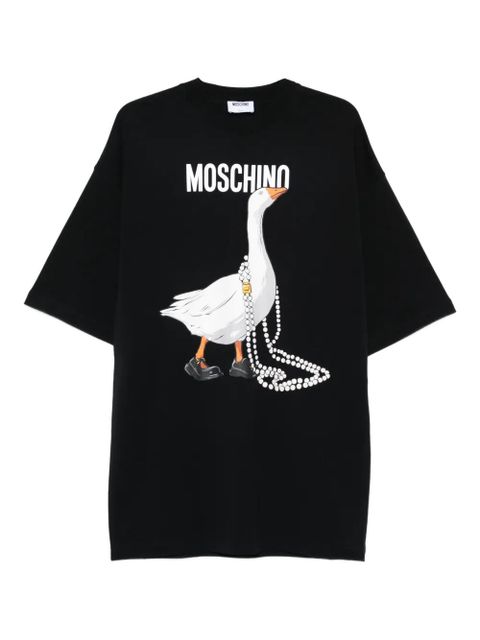 Moschino graphic-print mini dress - Black - zdjęcie produktu nr 1