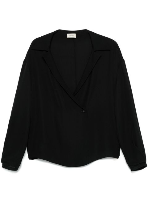 KHAITE Ashton shirt - Black - zdjęcie produktu nr 1