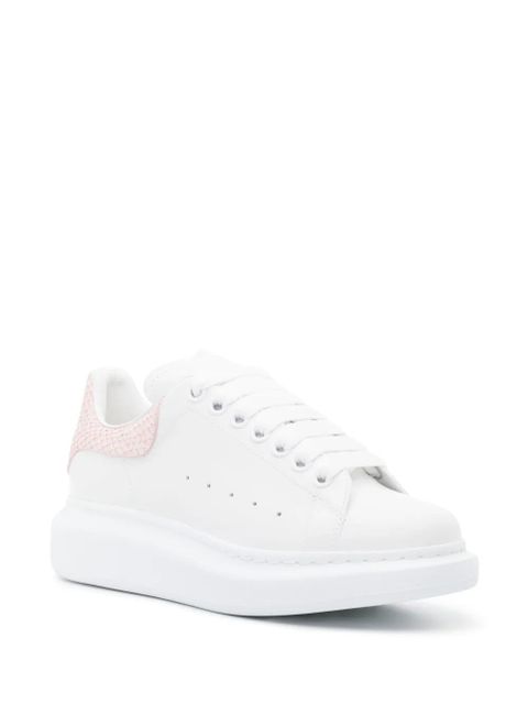 Alexander McQueen Oversized leather sneakers - White - zdjęcie produktu nr 2
