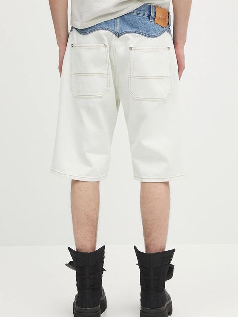 Aries szorty jeansowe Patchwork Western Carpenter Shorts