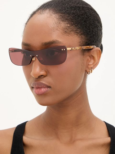 Jacquemus okulary przeciwsłoneczne MIRADA damskie kolor brązowy JAC69C2SUN - zdjęcie produktu nr 1