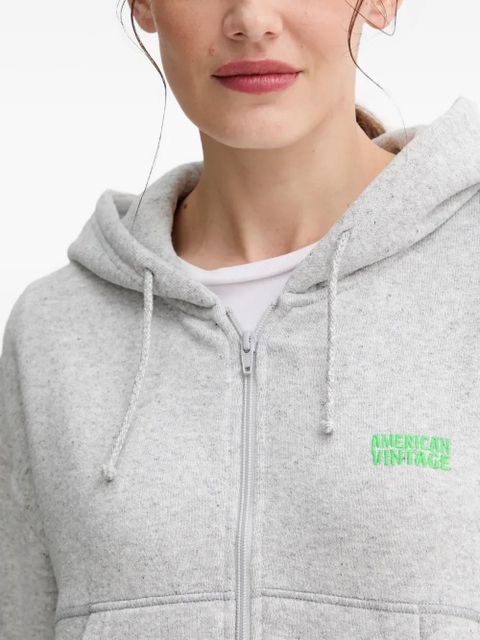 American Vintage Evona zip-up hoodie - Grey