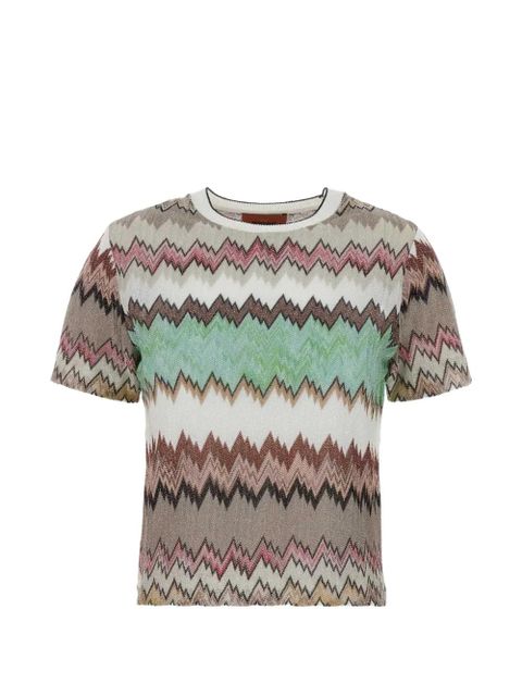 Missoni short-sleeve T-shirt - Neutrals - zdjęcie produktu nr 1