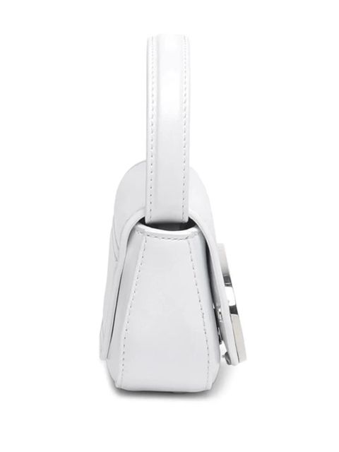 Diesel 1DR XS leather crossbody bag - White