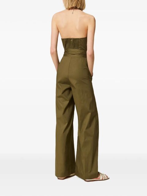 TWINSET belted jumpsuit - Green