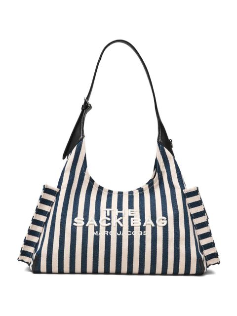 Marc Jacobs The Belted Canvas striped tote bag - Blue - zdjęcie produktu nr 1