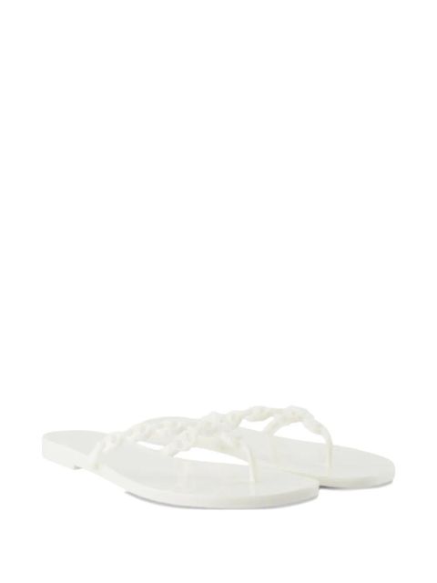 Tory Burch Gemini Link flip flops - White - zdjęcie produktu nr 2