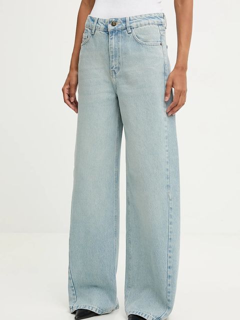 Answear.LAB jeansy damskie kolor niebieski