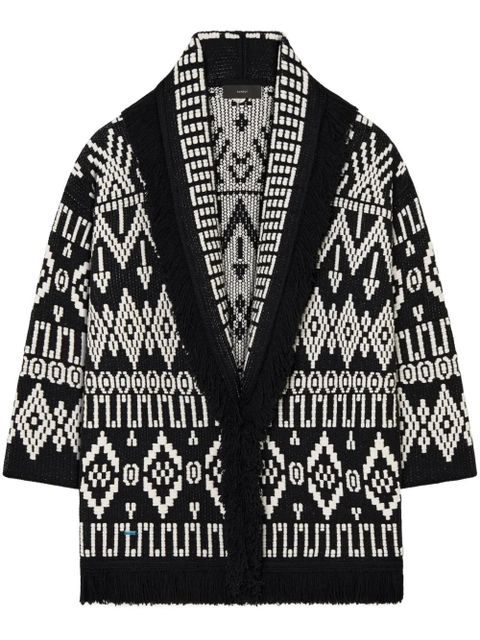 Alanui Jungle Beat cardigan - Black - zdjęcie produktu nr 1