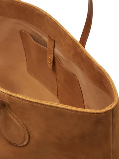 Liffner Rhum Sprout calf suede tote bag - Brown