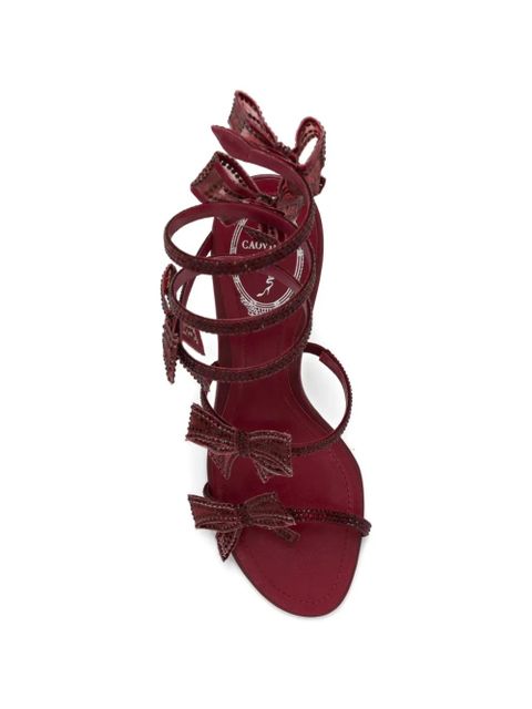 René Caovilla 80mm Cleo sandals - Red