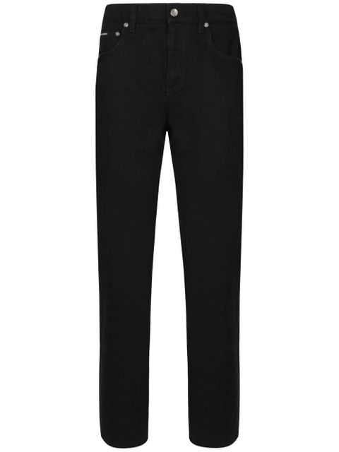 Dolce & Gabbana low-rise boyfriend jeans - Black - zdjęcie produktu nr 1