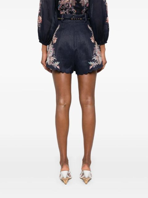 ZIMMERMANN Rhiannon shorts - Blue