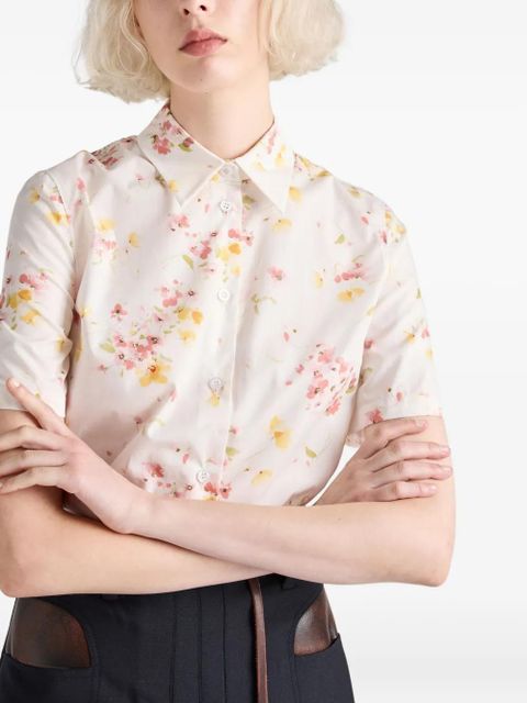 Prada floral-print shirt - Pink - zdjęcie produktu nr 2