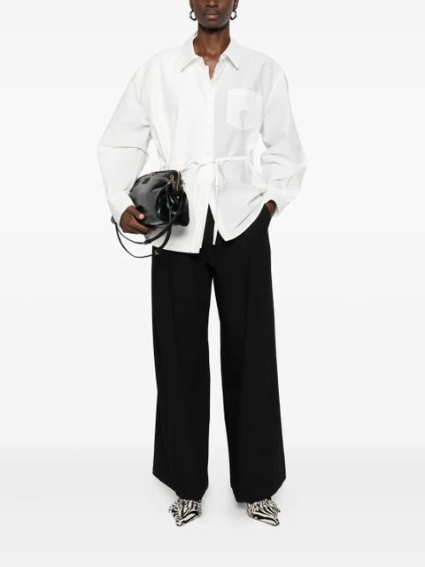 Eleh tie-waist shirt - White - zdjęcie produktu nr 2