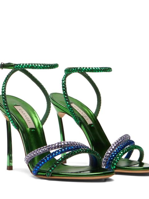Casadei Blade Andromeda sandals - Green - zdjęcie produktu nr 2