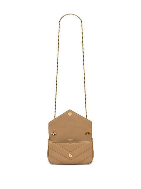 Saint Laurent mini Loulou crossbody bag - Neutrals