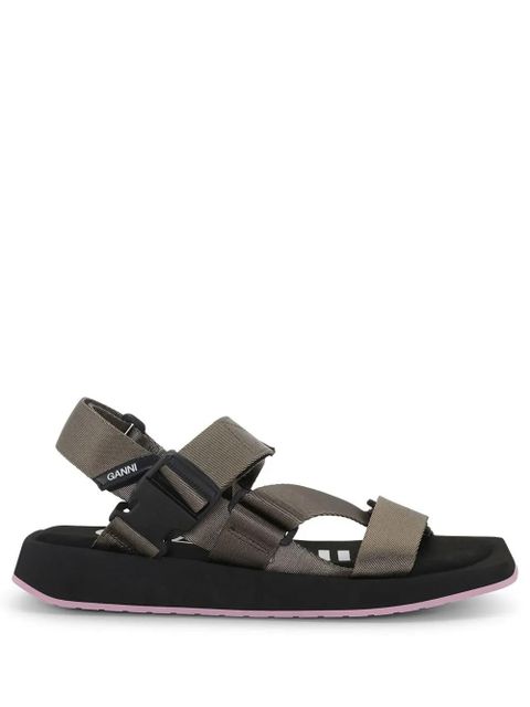 GANNI multi-strap sandals - Green - zdjęcie produktu nr 1