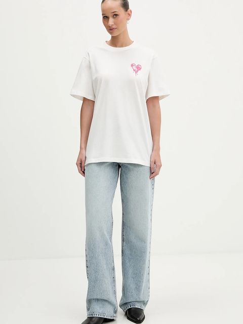 Hugo Blue t-shirt bawełniany Vintage_Tee_B_9 - zdjęcie produktu nr 2