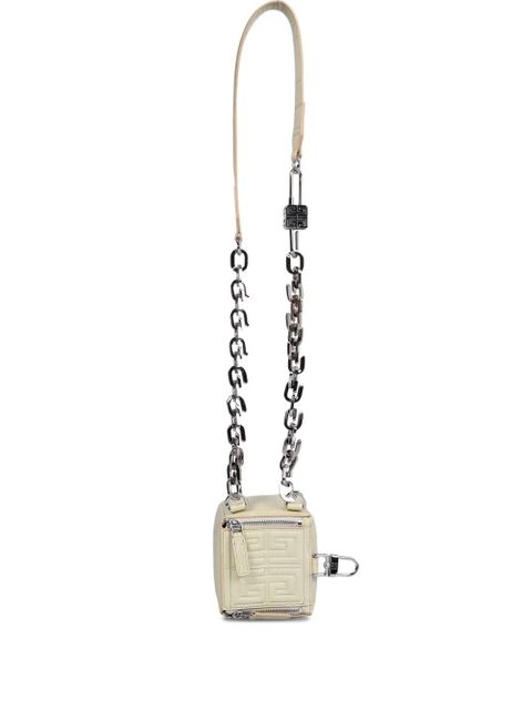 Givenchy Pandora Cube embossed chain cross bag - Neutrals - zdjęcie produktu nr 1