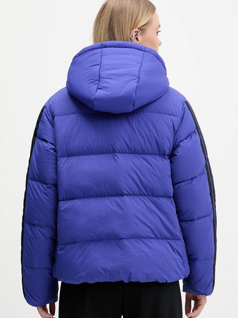adidas kurtka puchowa Essentials Climawarm kolor fioletowy zimowa oversize JW9109 - zdjęcie produktu nr 2