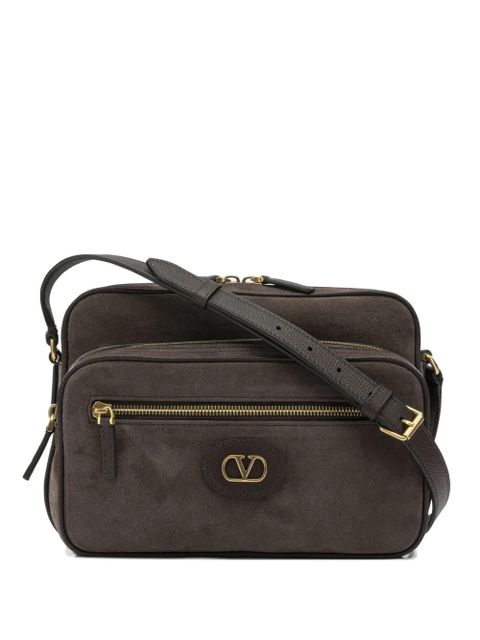 Valentino Garavani small Antibes suede cross body bag - Brown - zdjęcie produktu nr 1